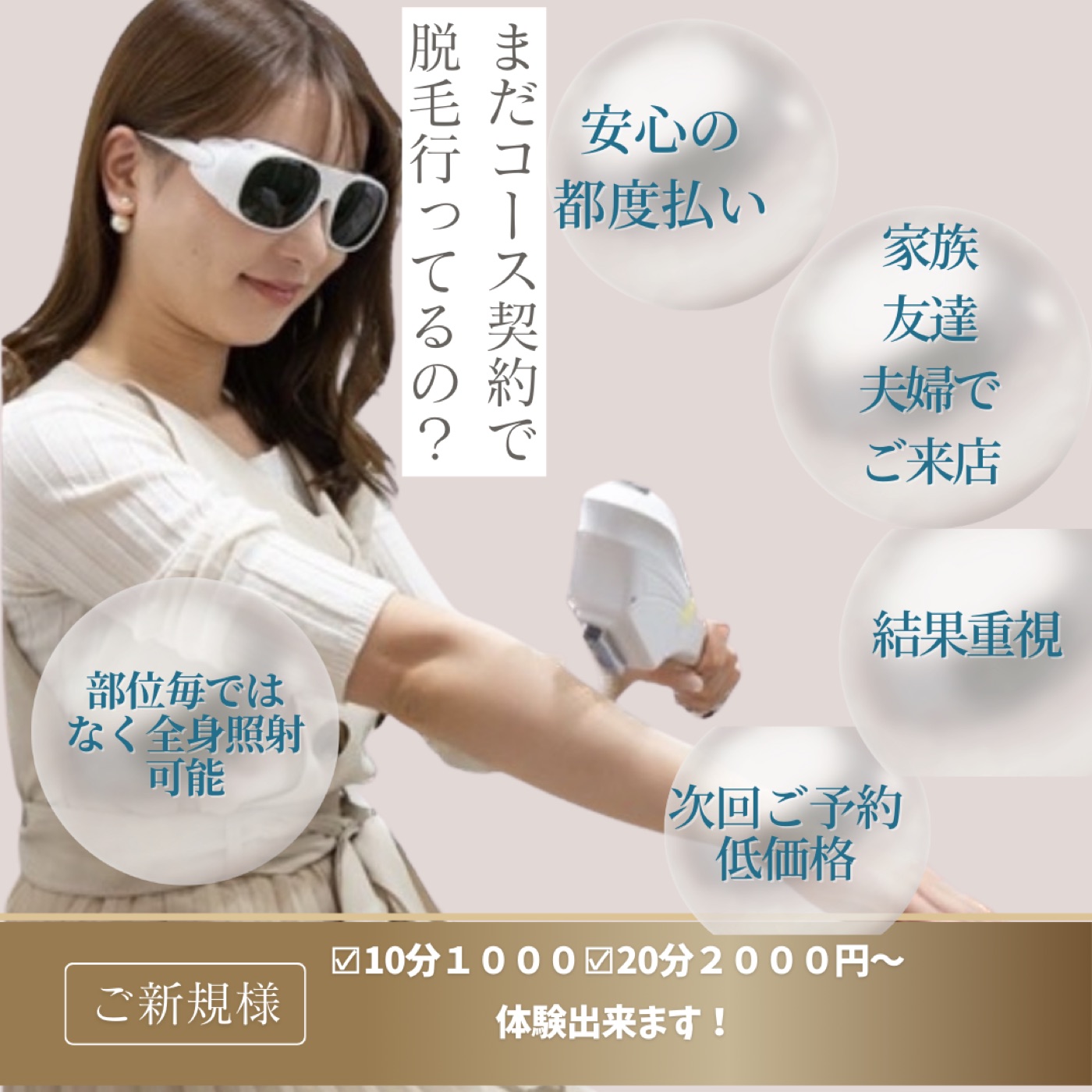 全身脱毛と周期
